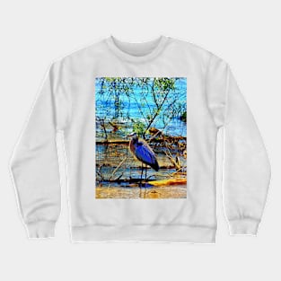 Blue Heron Crewneck Sweatshirt